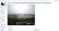 Desktop Screenshot of fbim.hs-regensburg.de